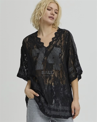 Ball Original - BAFine Lace T-shirt - Black